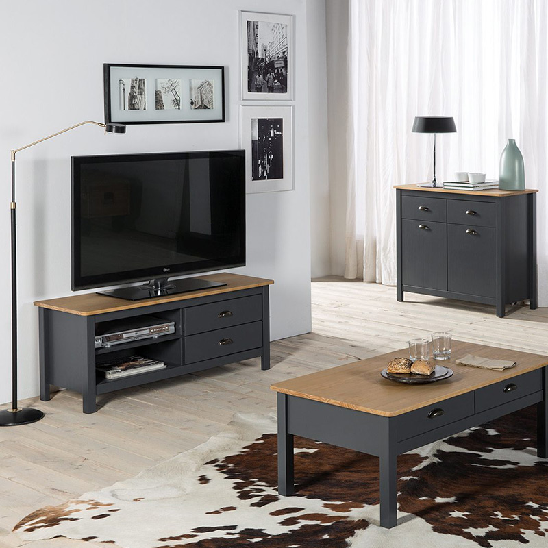 Meuble tv et table basse bois