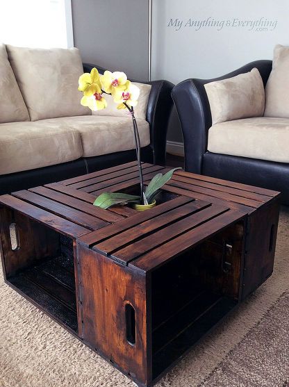 Idee table basse bois