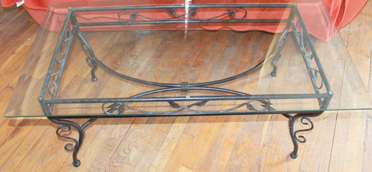 Table basse fer forgé alinea