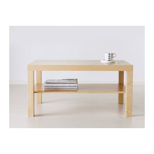 Table basse ikea lack bouleau