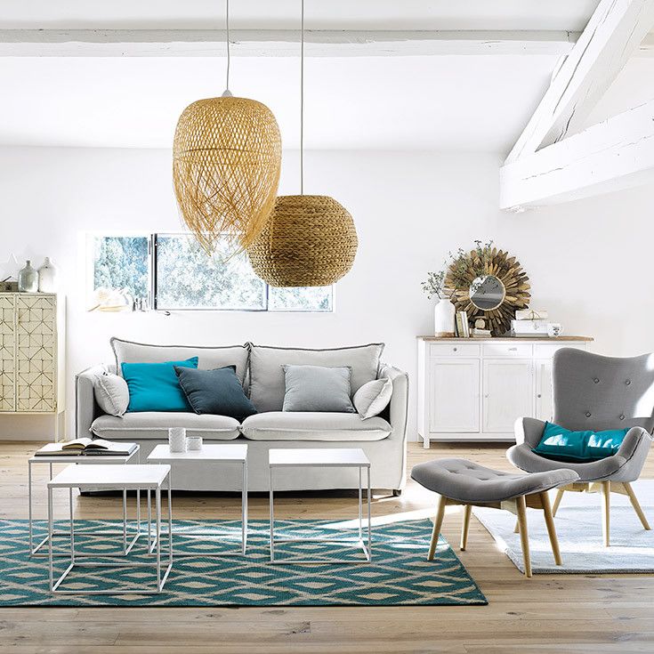 Home staging table basse bois