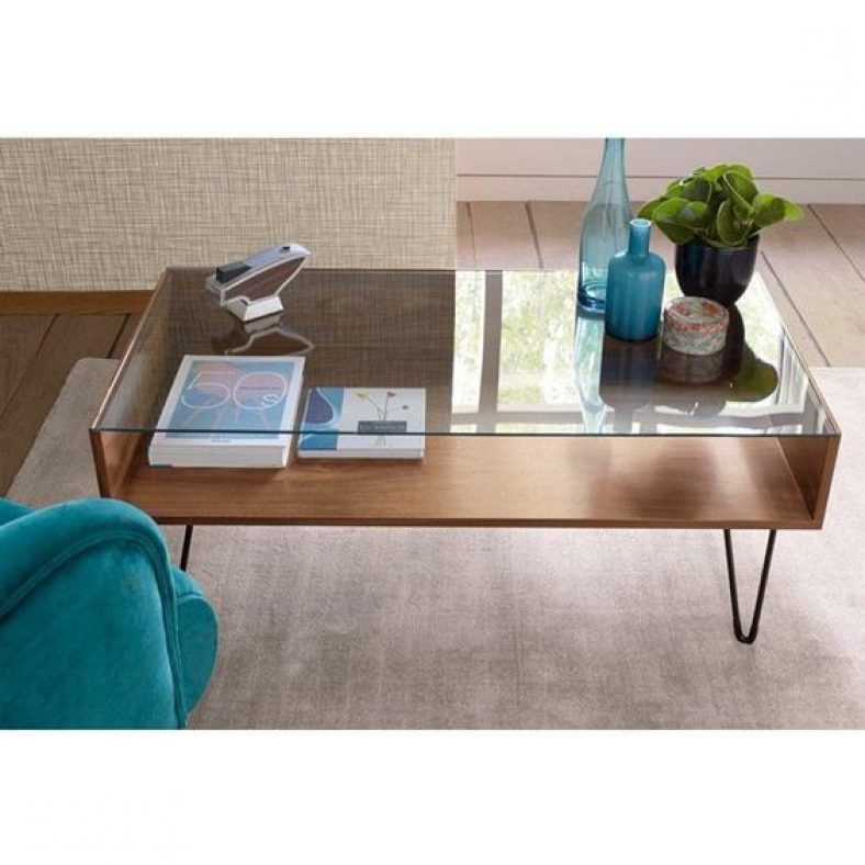 Table basse vintage rainbow