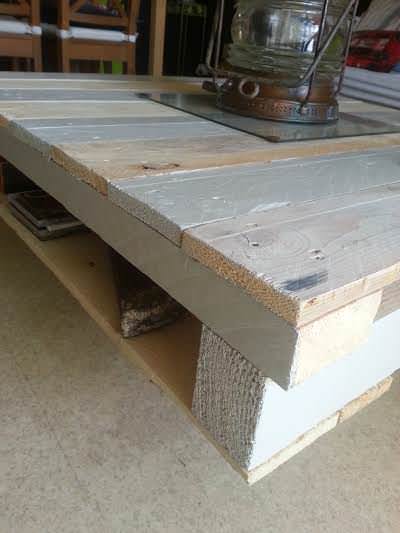 Table basse palette design
