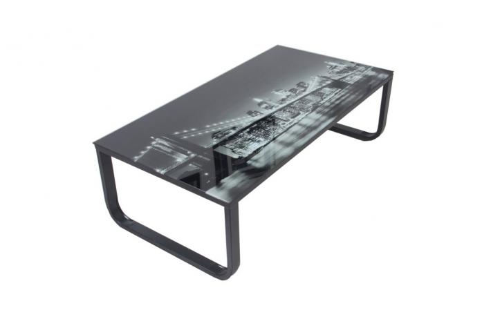 Table basse en verre new york