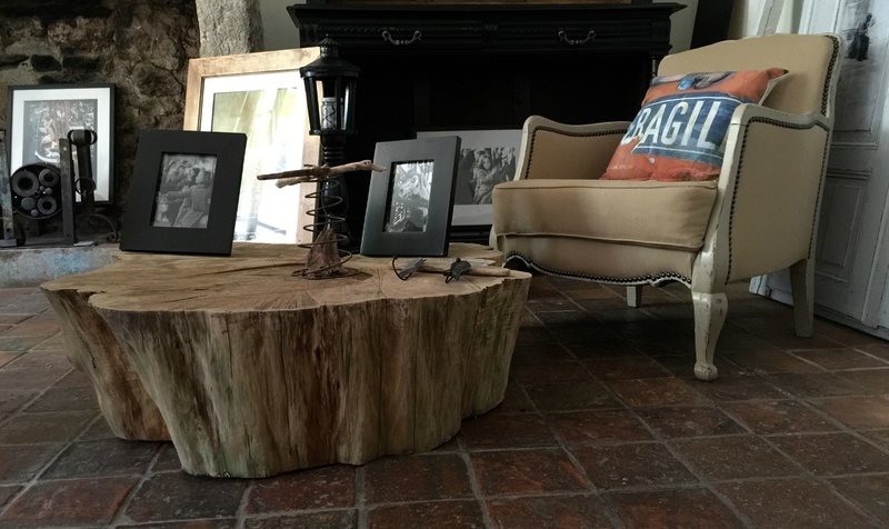 Table basse bois unique