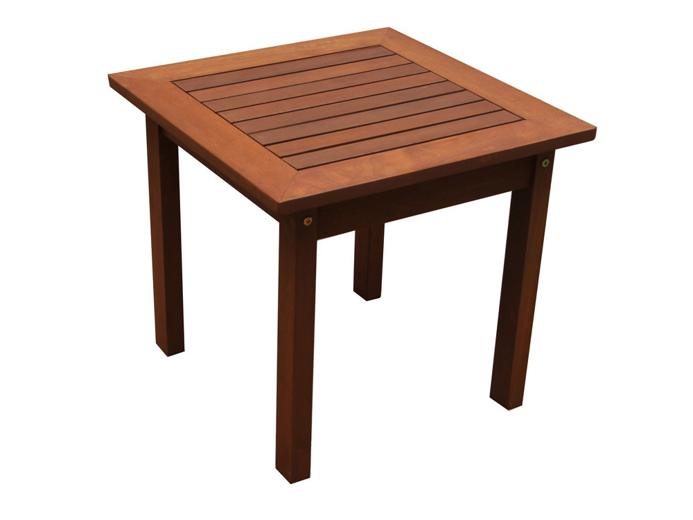 Table basse en bois exotique