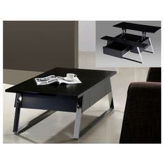 Table basse plateau relevable + tiroir kansas