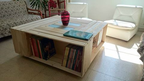 Fabriquer table basse caisse en bois