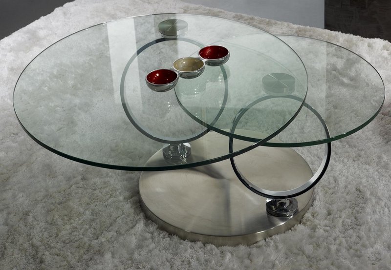 Table basse en verre prix