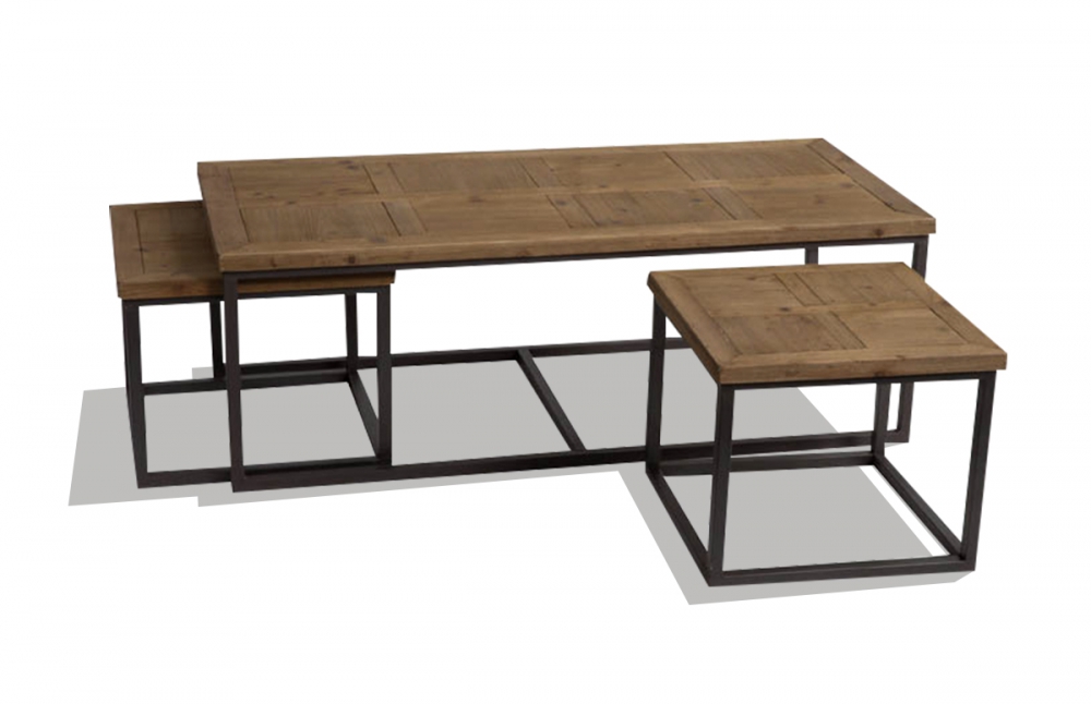 Table basse gigogne fer
