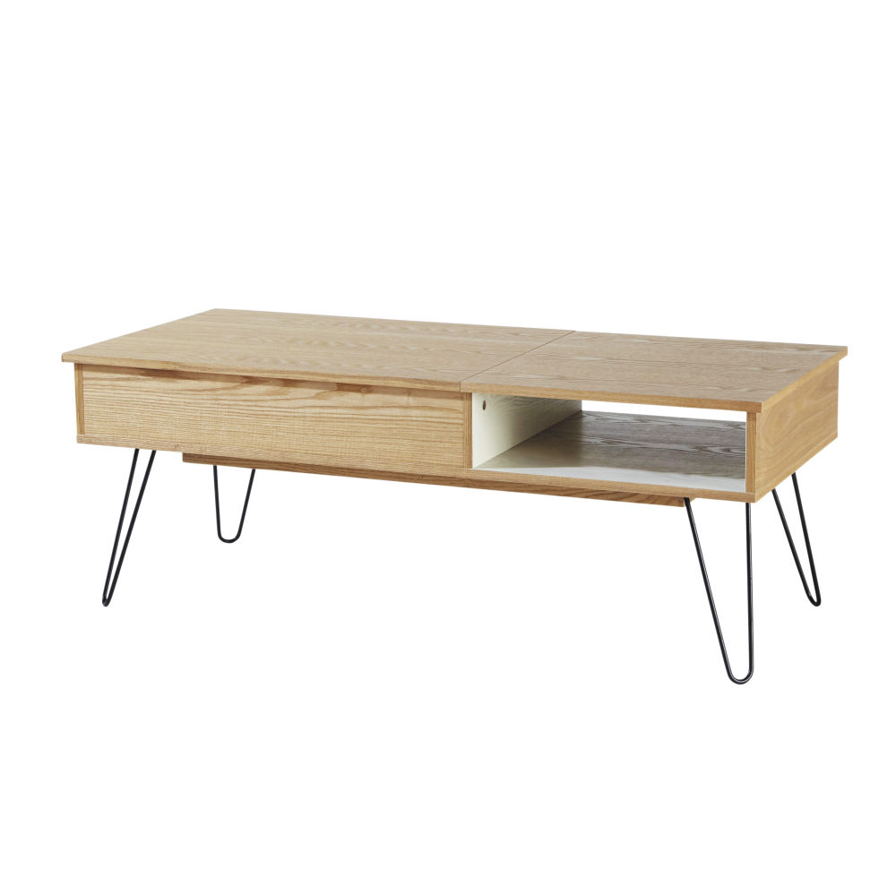 Table basse vintage bleu