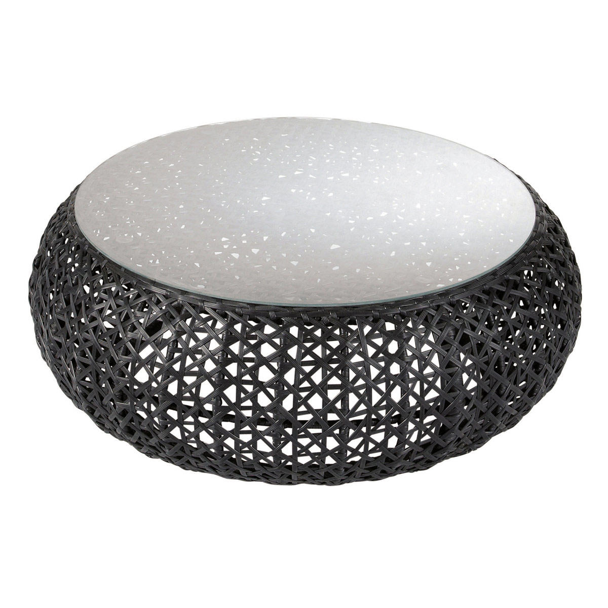 Table basse ronde jardin