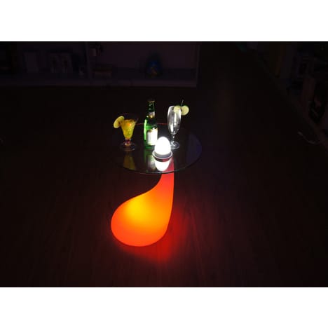 Table basse de jardin lumineuse pas cher