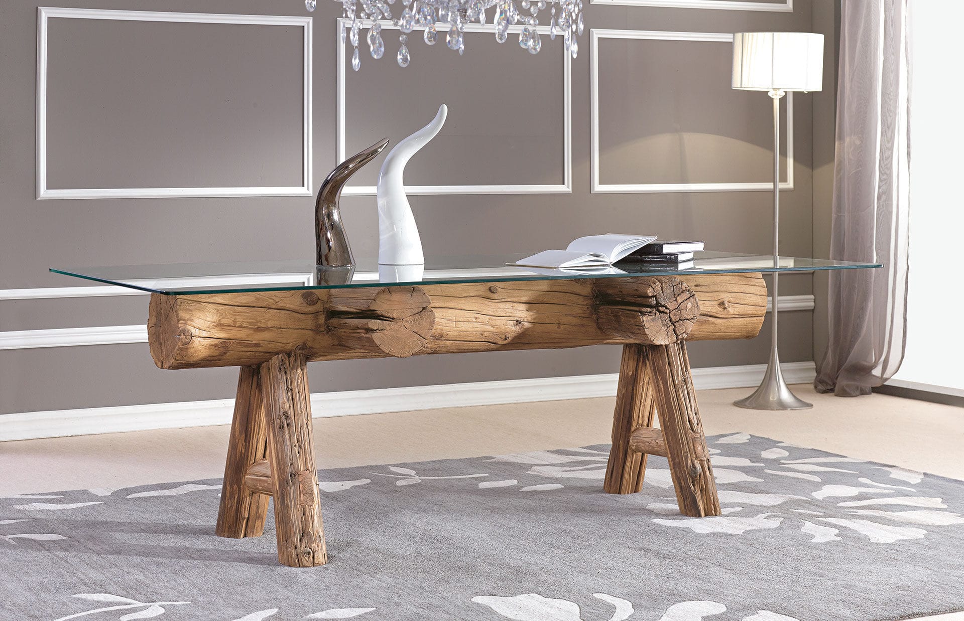 Table basse design nature