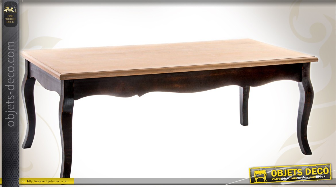 Table basse louis xv bois