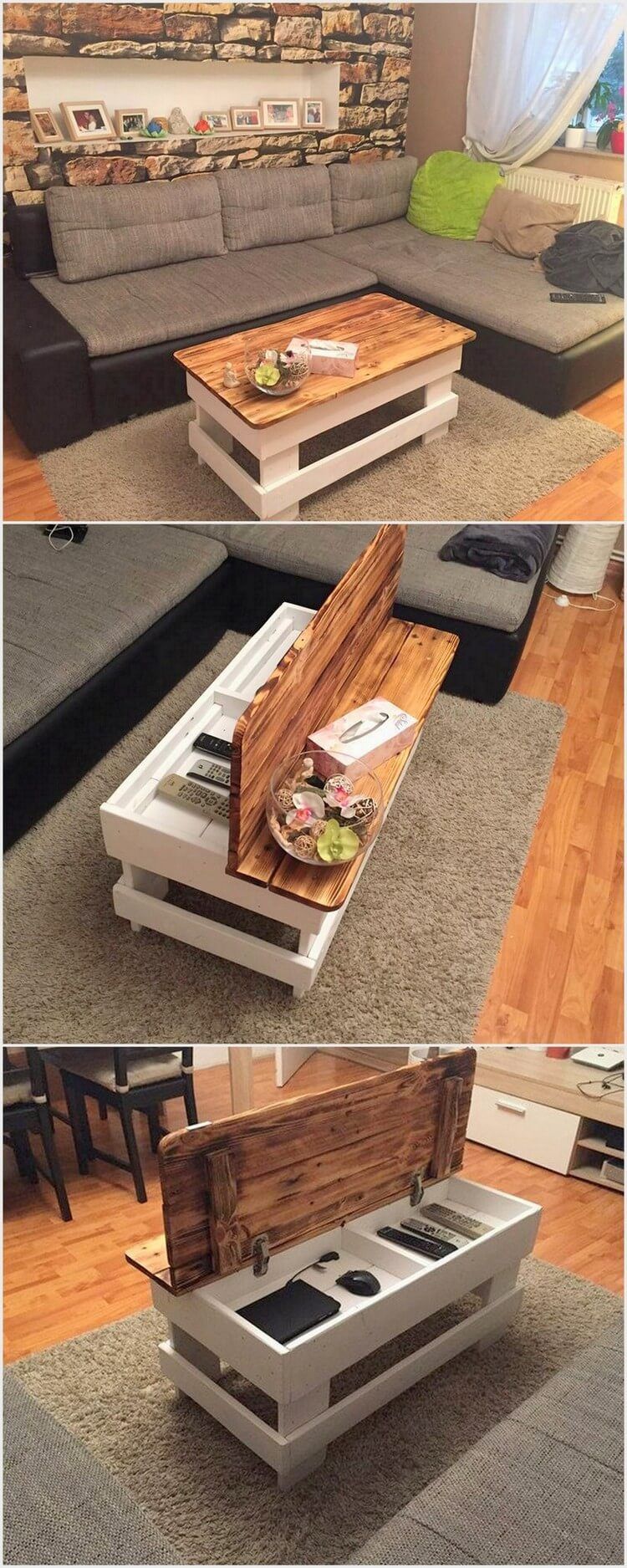 Pinterest table basse en palette