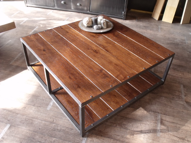 Table basse industrielle factory