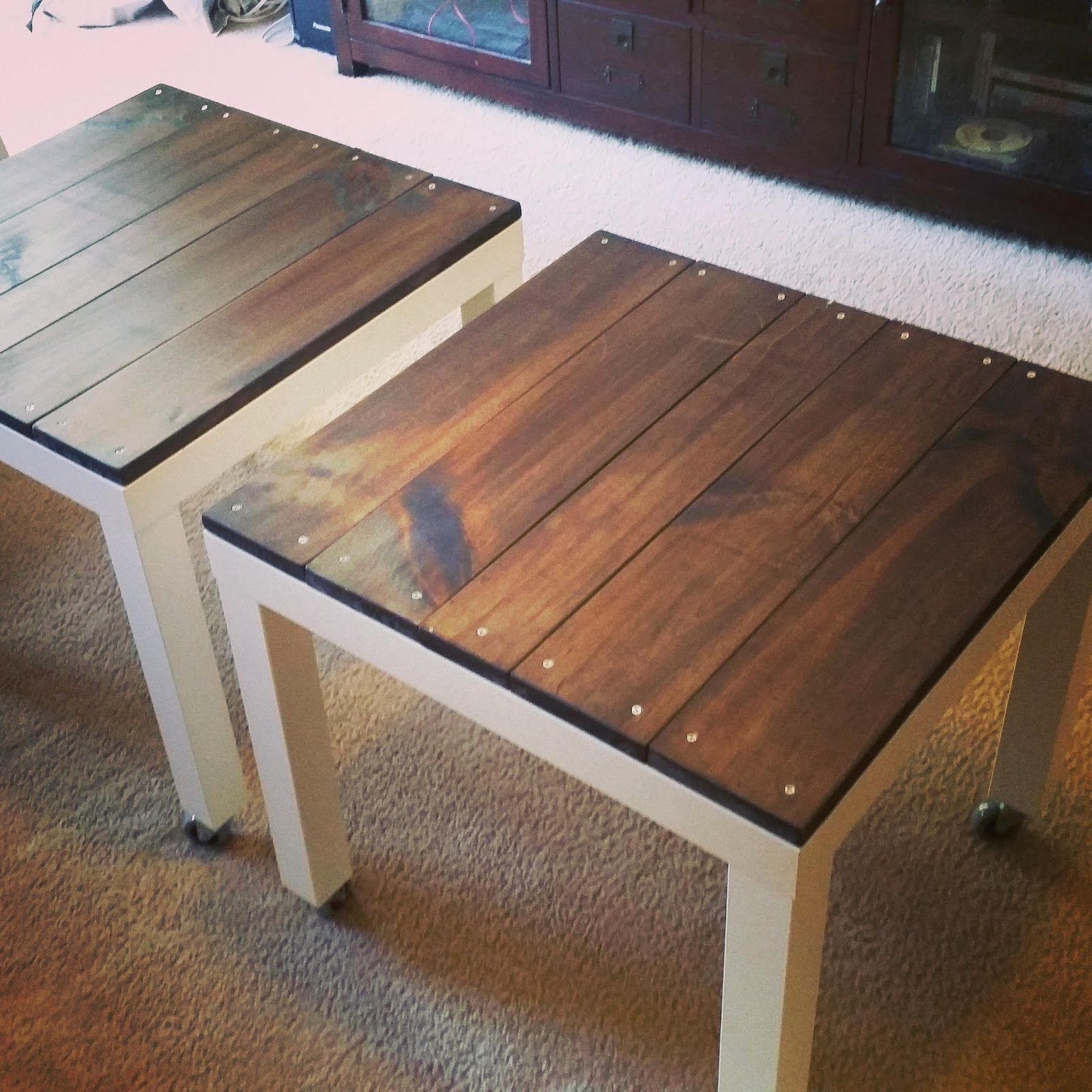 Repeindre table basse ikea noire