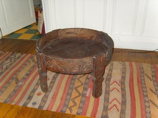 Table basse marocaine en bois