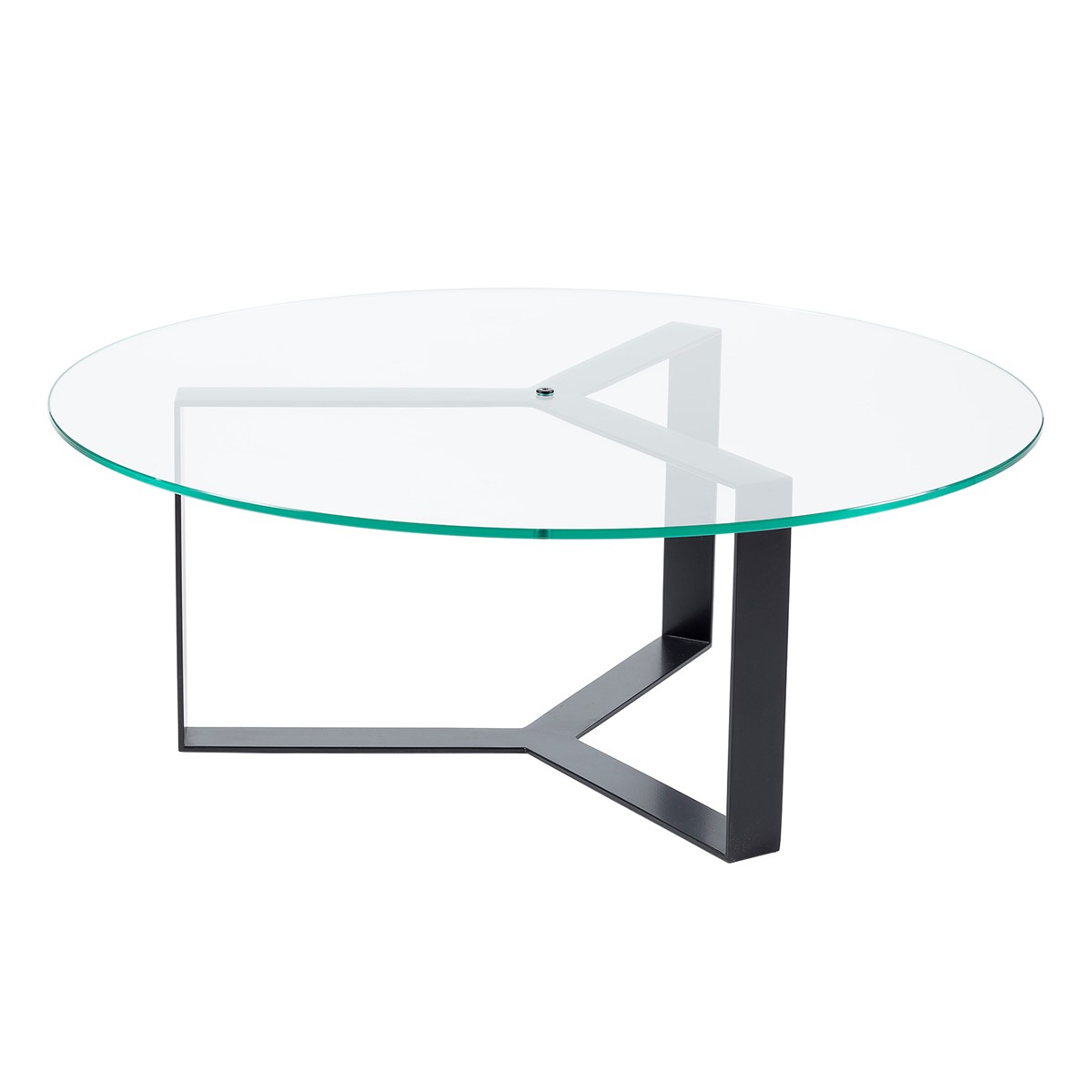 Table basse ronde acier