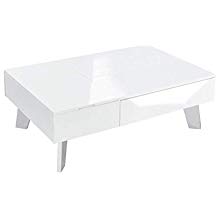 Swing table basse relevable style contemporain laminé chêne clair - l 100 x l 50 cm