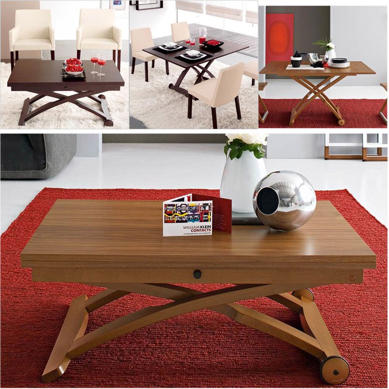 Table basse relevable mascotte