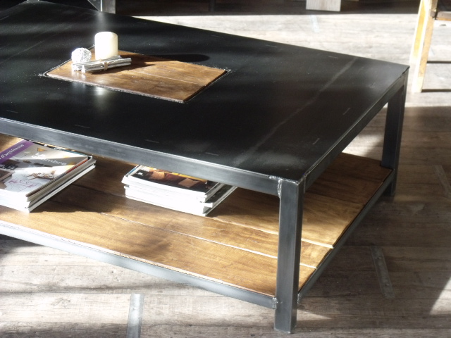 Fabriquer sa table basse industrielle