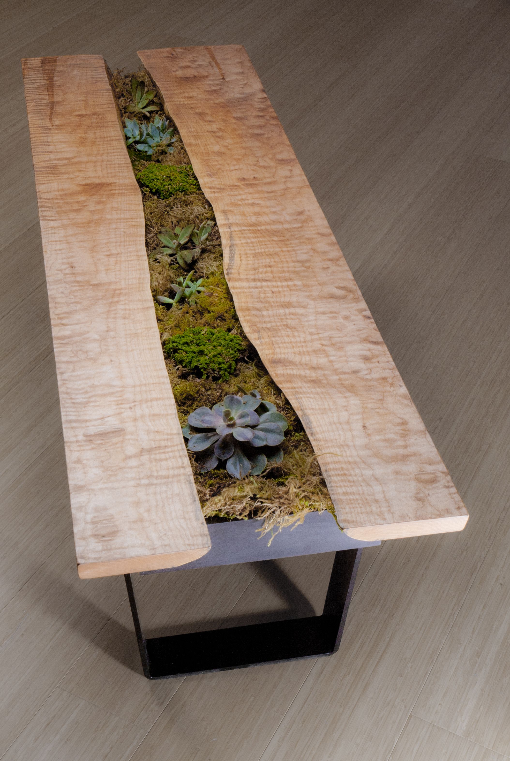 Table basse palette resine