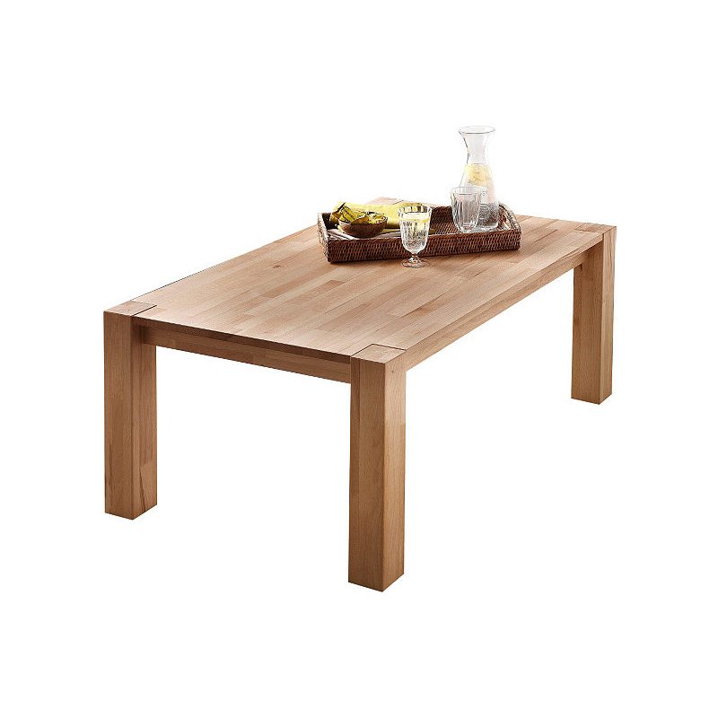 Table basse bois hêtre massif