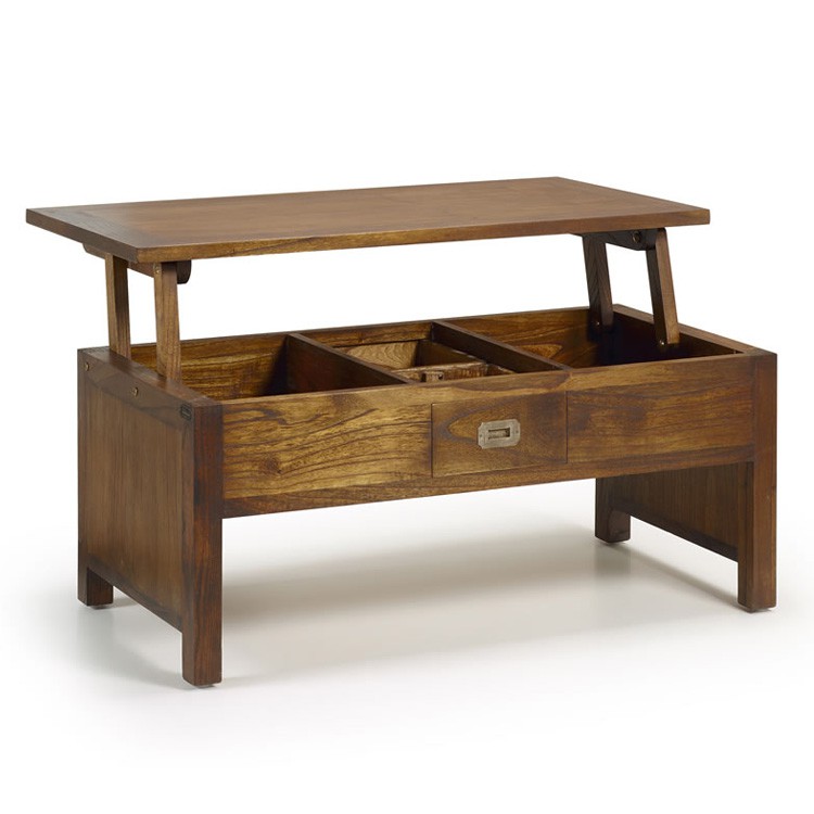 Fabriquer une table basse plateau relevable