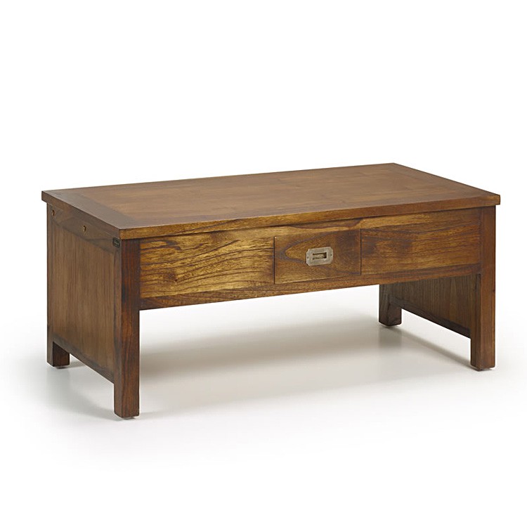 Table basse plateau relevable 90 cm