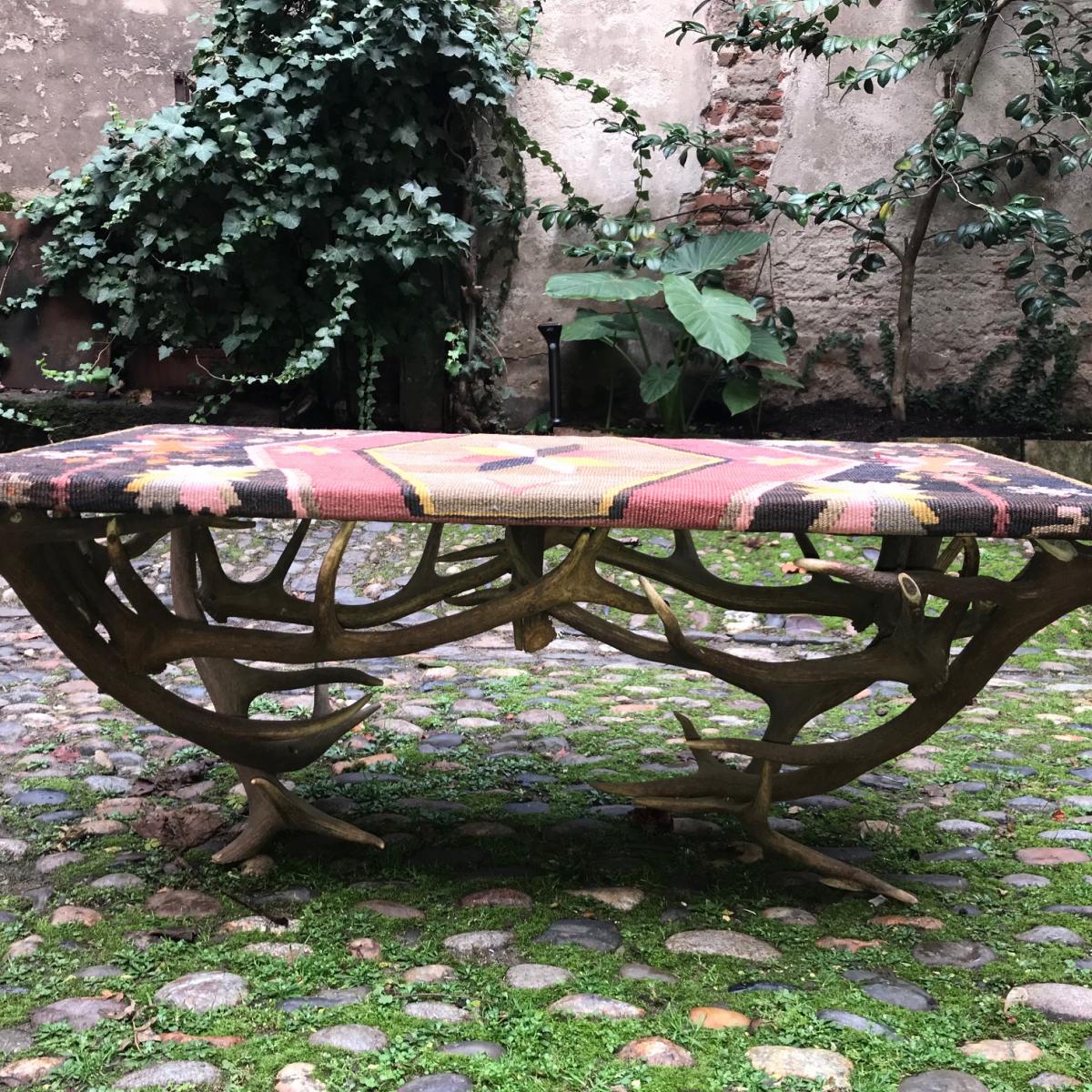 Table basse en bois de cerf