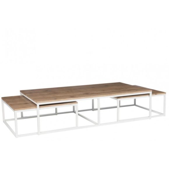 Table basse gigogne metal