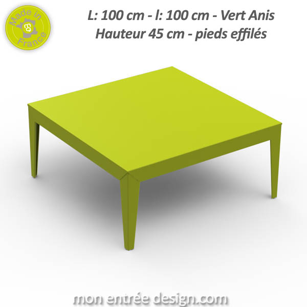 Table basse carrée 100x100