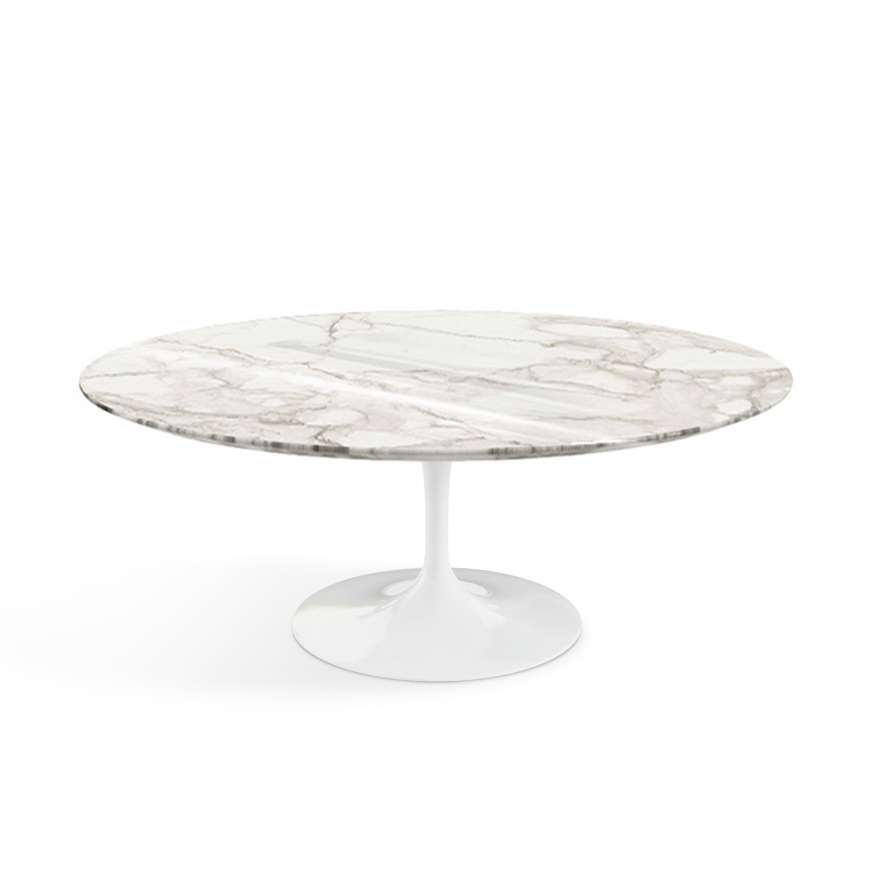 Table basse ovale marbre knoll