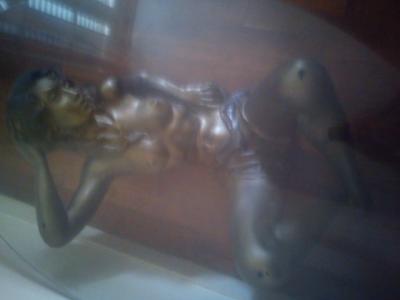 Table basse verre femme