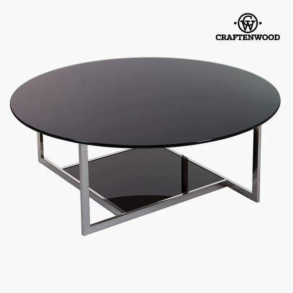 Table basse verre trempé noir