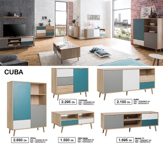 Table basse kilo habitat