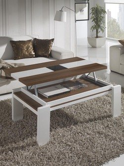 Table basse relevable contemporaine