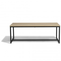Table basse ovale en verre gifi