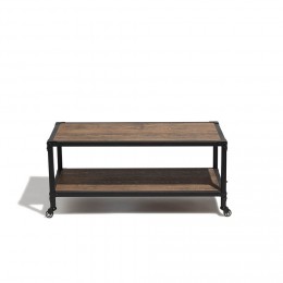 Table basse gigogne à roulettes