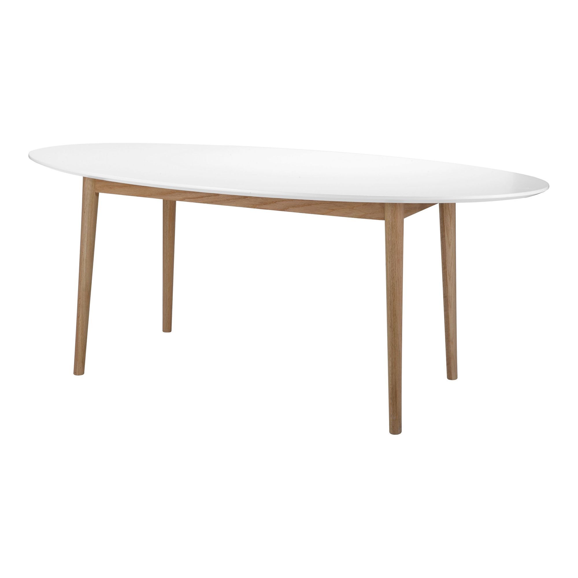 Table basse scandinave bergen blanc et bois