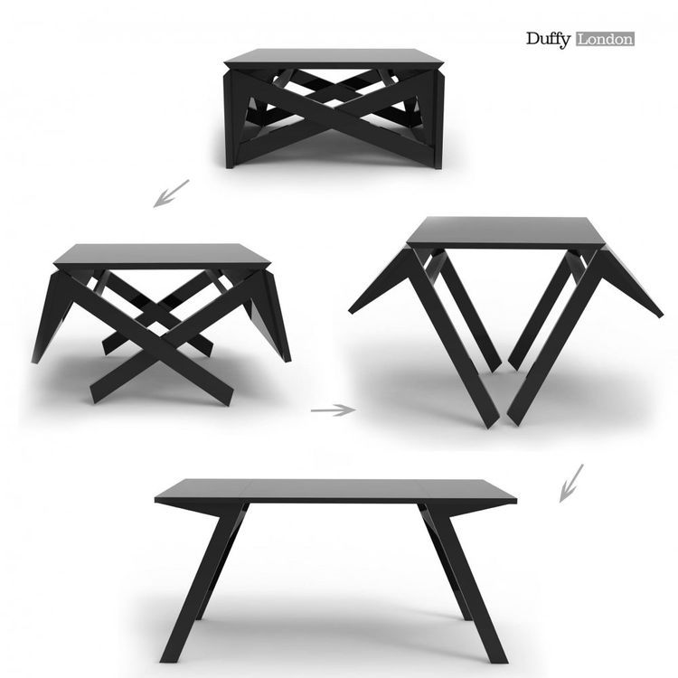 Table basse relevable mécanisme