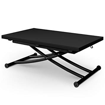 Table basse escamotable en bois