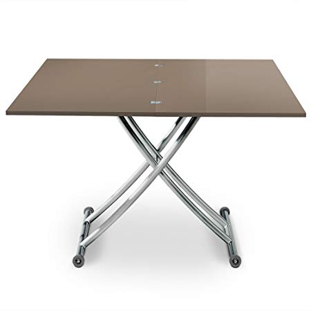 Table basse convertible en bois