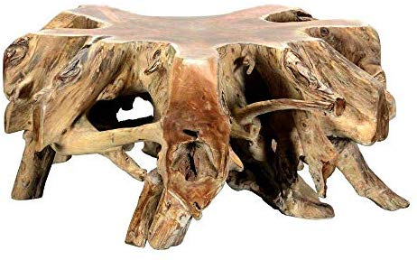 Table basse en bois chalet