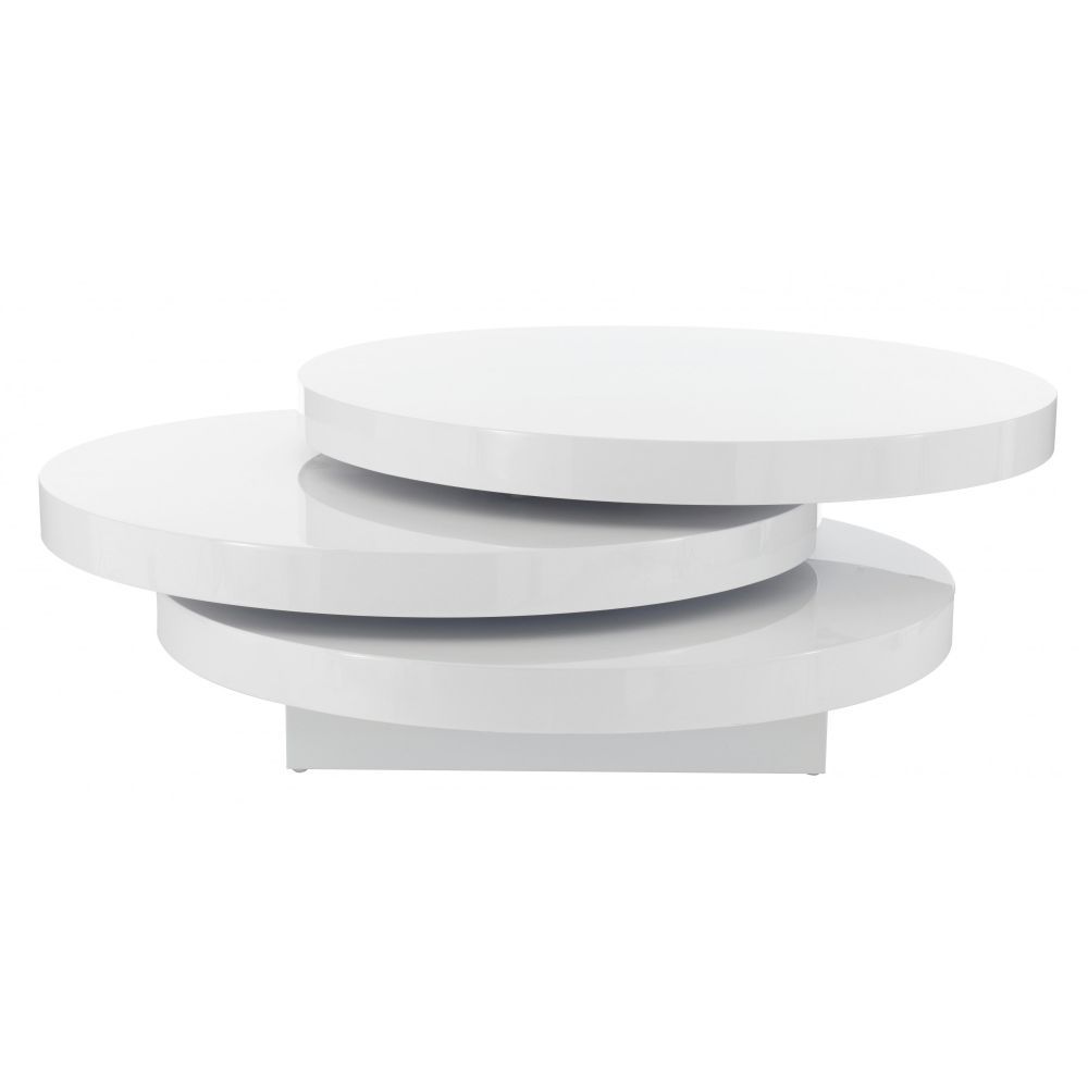 Table basse ronde 3 plateaux