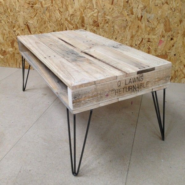 Table basse ne palette
