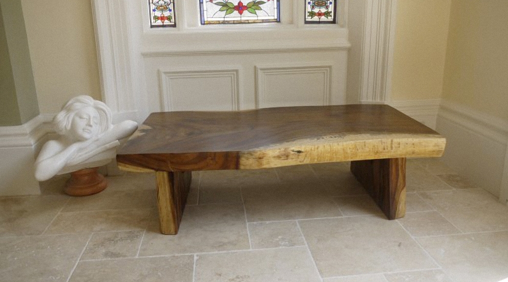Table basse salon bois rustique