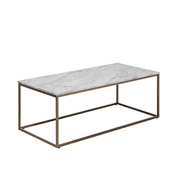 Table basse avec pied en marbre